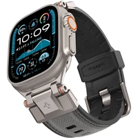 Spigen DuraPro Armor, šedá - Apple Watch 49mm/46mm/45mm/44mm - Remienky