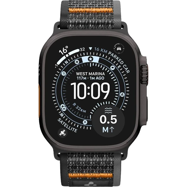 Spigen Athlex Air 2 Active remienok Apple Watch 49/46/45/44mm čierny/oranžový - Remienky - Obrázok b72947769ea847f488d903bf7898dd09