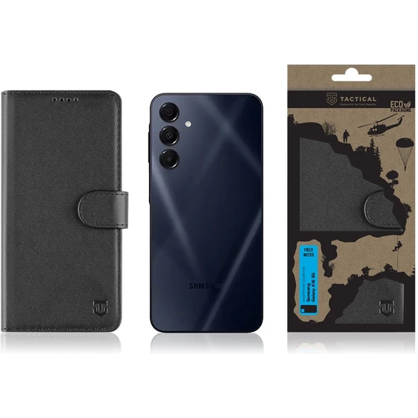Tactical Field Notes púzdro Samsung Galaxy A16 4G/5G čierne - Puzdra - Obrázok b76379f2685c4d9eae9602ed8a148faa