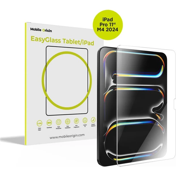Mobile Origin EasyGlass tvrdené sklo iPad Pro 11" M5 2025 - Ochranné fólie a sklo - Hlavný obrázok