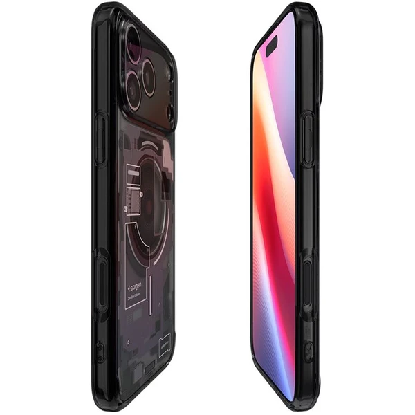 Spigen Ultra Hybrid MagSafe kryt iPhone 17 Pro zero one black - Puzdra - Obrázok b791646eeb694a83950d7b379622a16b