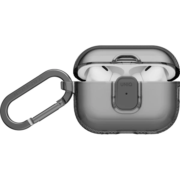 UNIQ Glase Pro Lock Case púzdro AirPods Pro 3 dymové - Puzdra - Hlavný obrázok