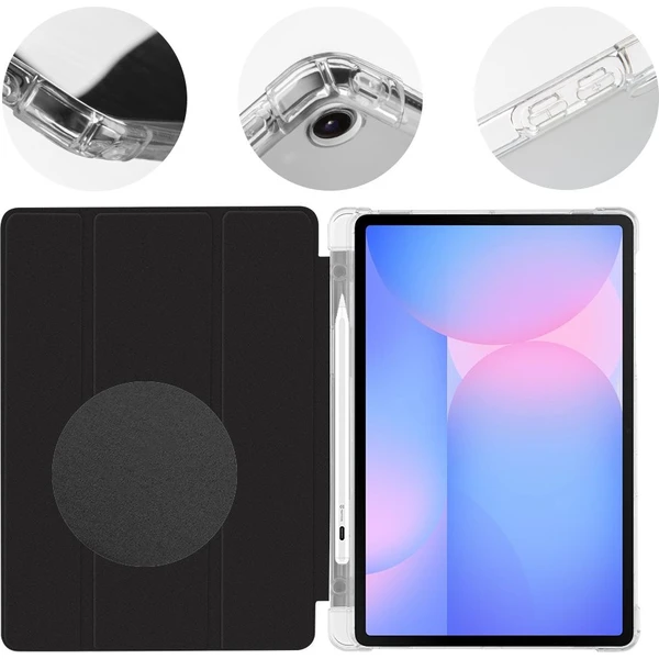 OBAL:ME MistyTab púzdro Samsung Galaxy Tab S10 Lite/S9/S9 FE/S10 FE čierne - Puzdra - Obrázok b7b3cb3c73bb467f91b30aa324d43251