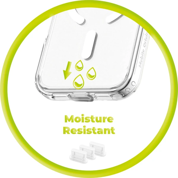 Mobile Origin USB-C Dust Plug & Cleaning Brush sada ochranných kryt a štetca čierna/priehľadná - Čistiace súpravy - Obrázok b7da34d781ac4e1ca31165d3d714d6cd