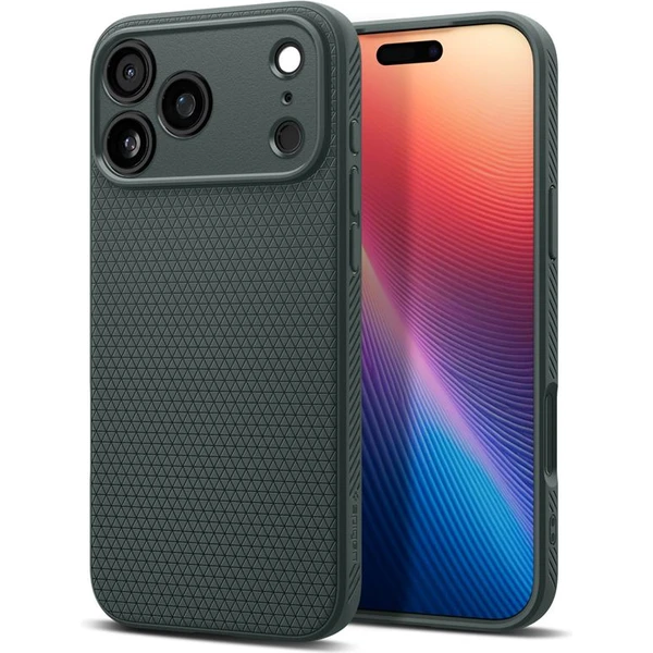 Spigen Liquid Air kryt iPhone 17 Pro Max abyss green - Puzdra - Hlavný obrázok