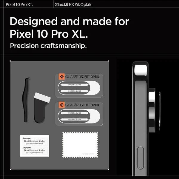 Spigen Glass tR EZ Fit Optik 2 Pack tvrdené sklo na fotoapará Google Pixel 10 Pro XL číre - Ochranné fólie a sklo - Obrázok b7dd128fbb794d6683ba23680b86a264