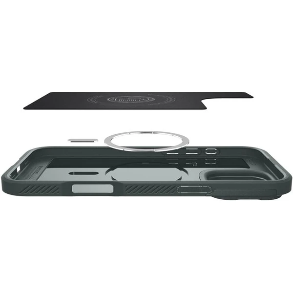 Spigen Optik Armor MagSafe kryt iPhone 16 Pro abyss green - Puzdra - Obrázok b80287bfe75e495c94abb2243fd91a2e