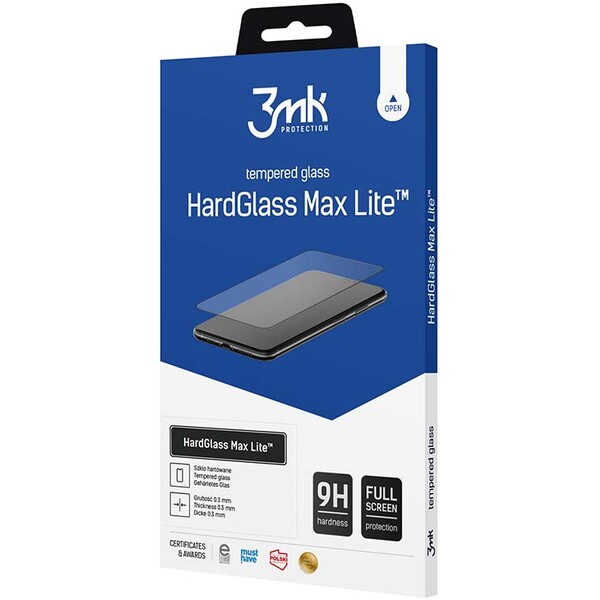 3mk HardGlass Max Lite tvrdené sklo Xiaomi 15T 5G čierne