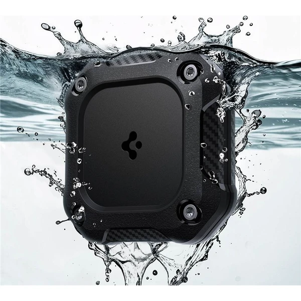 Spigen Tough Armor IP67 vodotesné puzdro pre Apple AirTag čierne (4 ks) - Puzdra - Obrázok b814eacee9de480385e35857ff24c9bb