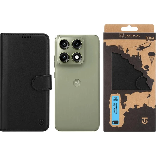 Tactical Field Notes pre Motorola Edge 70 Pro Black - Puzdra - Obrázok b83b7e427157435fa72597cc62769410