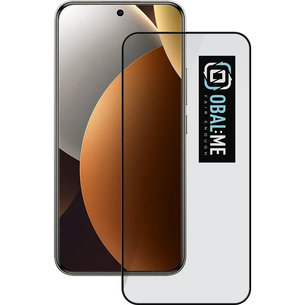 OBAL:ME 5D tvrdené sklo Xiaomi Redmi Note 15 Pro+ 5G/Poco M8 Pro 5G čierne - Ochranné fólie a sklo - Hlavný obrázok