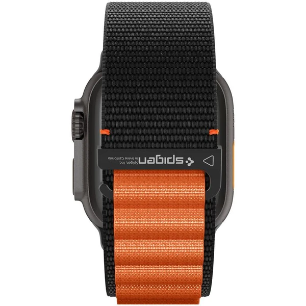 Spigen Fabric Band (hook) remienok Apple Watch 49/46/45/44mm čierny/oranžový - Remienky - Obrázok b8843ca30bcc4cf98726d9dbfeba0e63