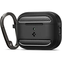 Spigen Rugged Armor puzdro AirPods Pro 3 matte black - Puzdra