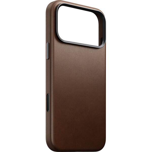 Nomad Traditional Leather MagSafe kožený kryt iPhone 17 Pro Max/18 Pro Max Brown - Puzdra - Obrázok b890caad826b4ac39ca9243127778455