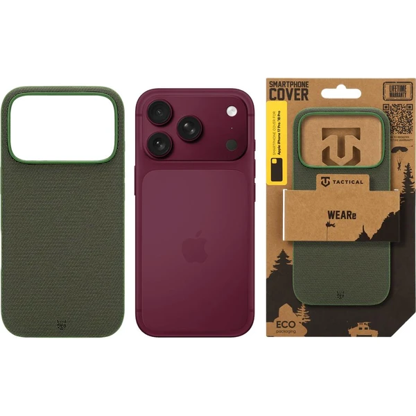 Tactical MagForce WEARe Kryt pre Apple iPhone 17 Pro/18 Pro Forest Green - Puzdra - Obrázok b8924b0fe63e43b8a9a1604025cbd9bf