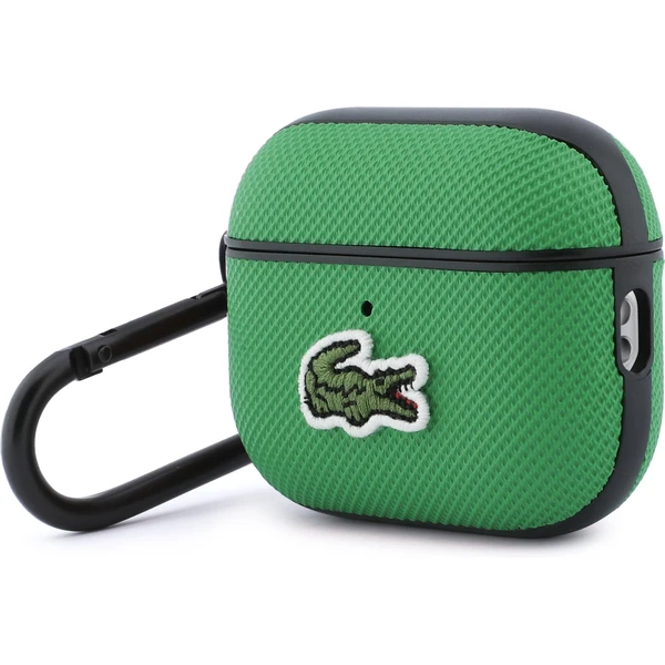 Lacoste Petit Pique Croc Logo Patch Puzdro pre AirPods Pro 3 zelené - Puzdra - Obrázok b8a0d9c24a064b26a2172cb851f2532c