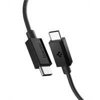 Spigen Essential USB-C/USB-C napájací kábel 60W 1m čierny - Káble a redukcie