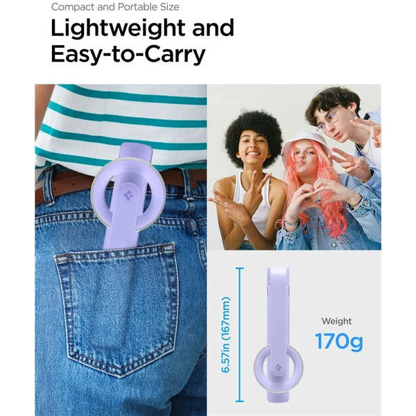 Spigen MagSafe Tripod Selfie Stick, lavender - Držiaky - Obrázok b8c9b81ea8ad43dcb5da55debbf38578