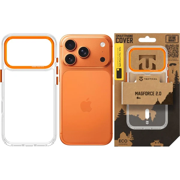 Tactical MagForce 2.0 Kryt pre Apple iPhone 17 Pro/18 Pro Orange - Puzdra - Obrázok b8faa0a2681840edaacb900ed5446db6