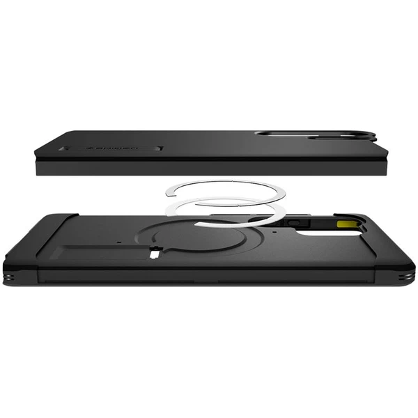 Spigen Tough Armor MagSafe kryt Samsung Galaxy S25 Ultra čierny - Puzdra - Obrázok b8fd69a83b9e47beb3a502a295896f6b
