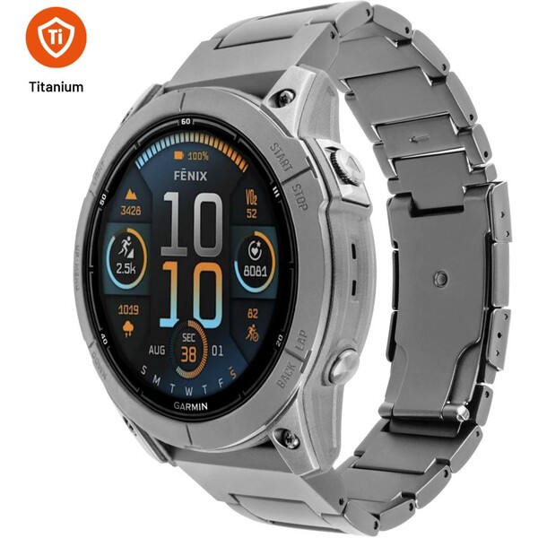 E-shop FIXED Titanium Strap titánový remienok Garmin QuickFit 26mm, prírodný titán