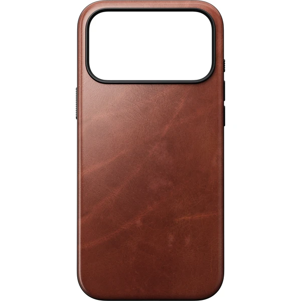 Nomad Modern Leather (Horween) MagSafe kožený kryt iPhone 18 Pro Max Olde Dublin - Puzdra - Obrázok b98be9311c614a8b8bb56ccff457c9e0