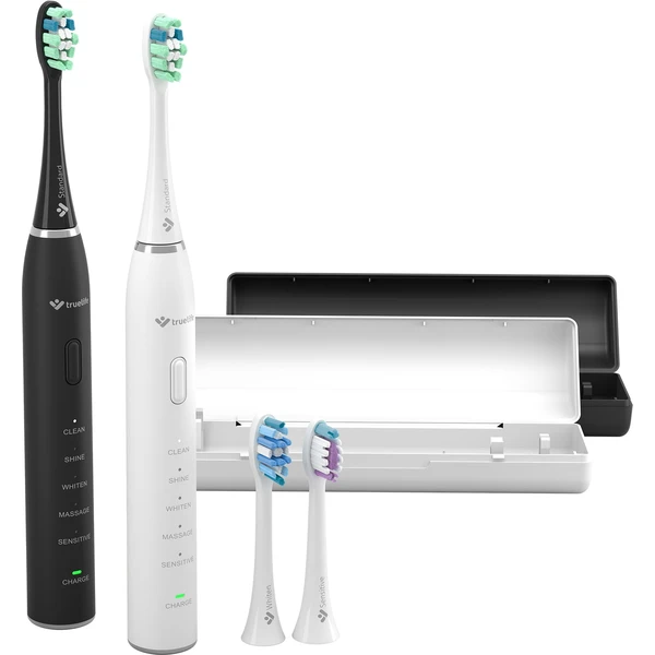 TrueLife SonicBrush Clean30 Duo sonická kefka biela/čierna - Zubné kefky - Hlavný obrázok