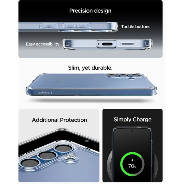 Spigen Ultra Hybrid kryt Samsung Galaxy S25+ číry - Puzdra - Obrázok b99c59d1b87040cfb091d60712dbc6cc