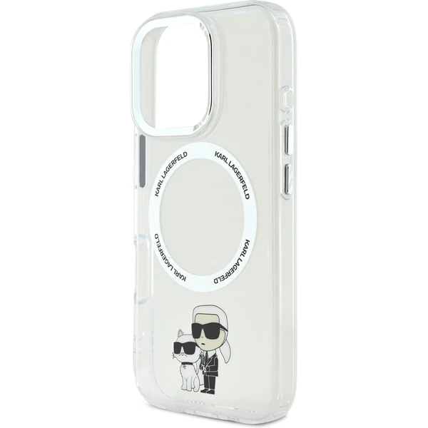 Karl Lagerfeld IML Karl and Choupette MagSafe kryt pre iPhone 16 Pre číry - Puzdra - Obrázok b99cb0d0daad404ba86d4793ad95bbe6