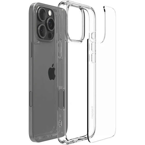 Spigen Ultra Hybrid kryt iPhone 16 Pro crystal clear - Puzdra - Obrázok b9ba4bfded8f44e0a7231b38f24453e3
