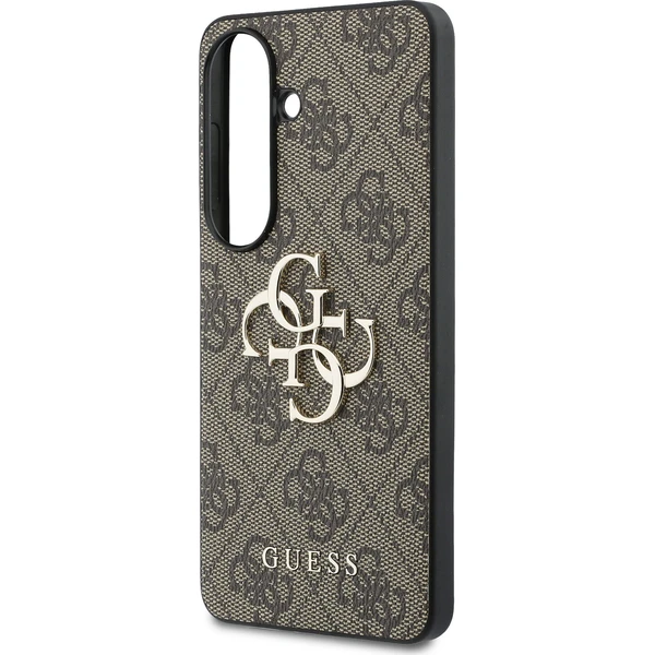 Obal Guess PU 4G Metal Logo pre Samsung Galaxy S26+ hnedý - Puzdra - Obrázok b9be51cbde6346f5a59f57a0ae82d7e6