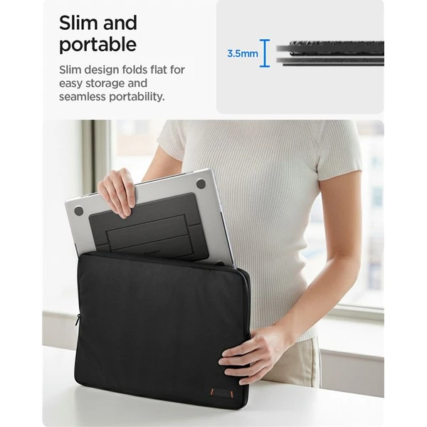 Spigen Slim Fold Laptop Stand LD201-S1 stojanček pre notebook/MacBook čierny - Stojany - Obrázok b9c1dc3c9fb548788fc7438f76454e68