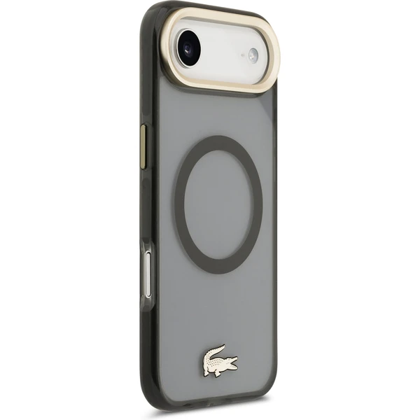 Lacoste PC/TPU Frosted Finish zlatý Logo MagSafe kryt iPhone Air čierny - Puzdra - Obrázok b9c6089fe15f4fce8f1c6098f52c2e1b