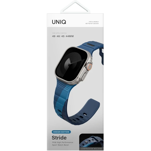 UNIQ Stride DE FKM remienok pre Apple Watch 49/46/45/44mm modrý/svetlo modrý - Remienky - Obrázok b9cdf84cc7fc43eb8d7ee504afd7cd82