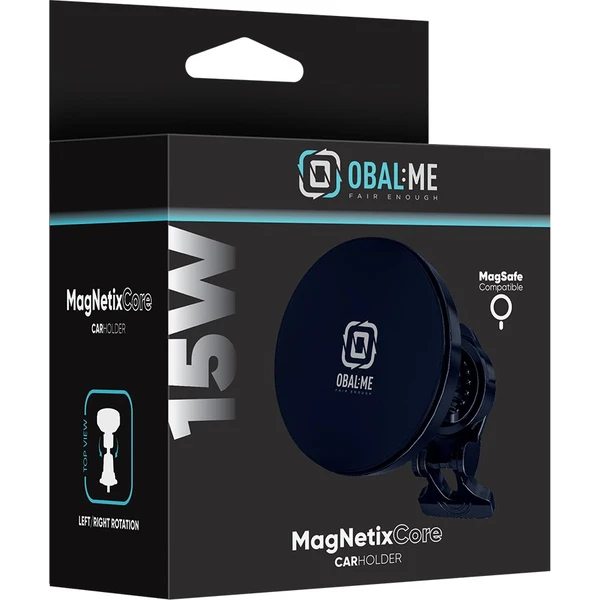 OBAL:ME MagNetix Core Bezdrôtový nabíjací držiak do auta 15W čierny - Držiaky - Obrázok b9de6363fa1a4a4eb446241ac315acf6