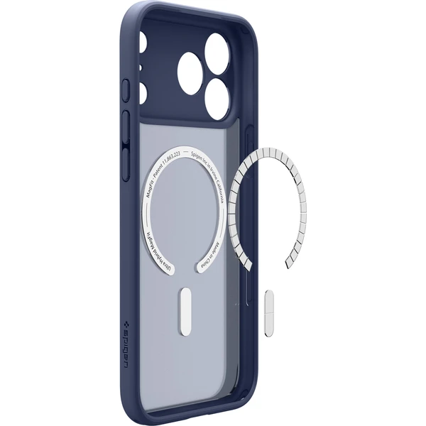Spigen Ultra Hybrid MagSafe kryt iPhone 18 Pro Max/17 Pro Max frost deep blue - Puzdra - Obrázok b9e45233b0184393b891635b04827b4b