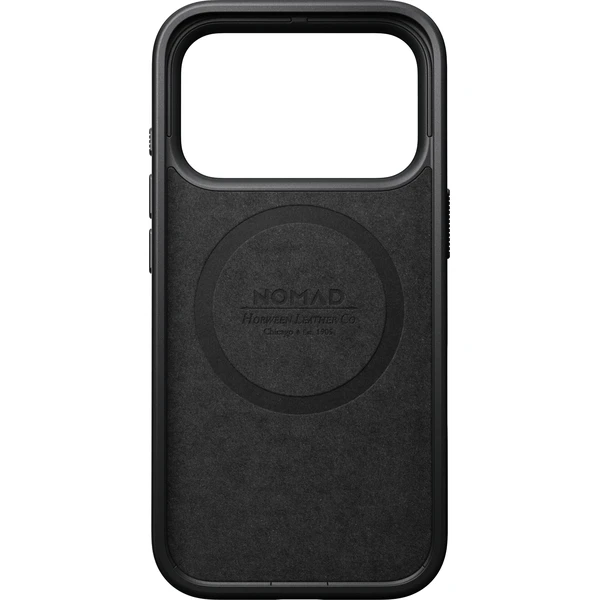 Nomad Modern Leather (Horween) MagSafe kožený kryt iPhone 17 Pro/18 Pro Burgundy - Puzdra - Obrázok ba02d2da630d4ace84e706554a4c330a