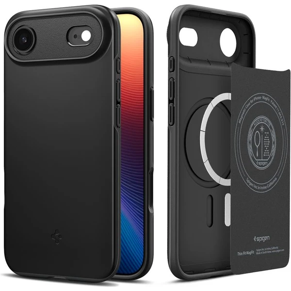 Spigen Thin Fit MagSafe kryt iPhone Air black - Puzdra - Obrázok ba2de5df69bb45a286af8b0d005a5c6a