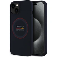 Oracle Red Bull Racing Silicone Red Ring MagSafe kryt iPhone 13 modrý - Puzdra