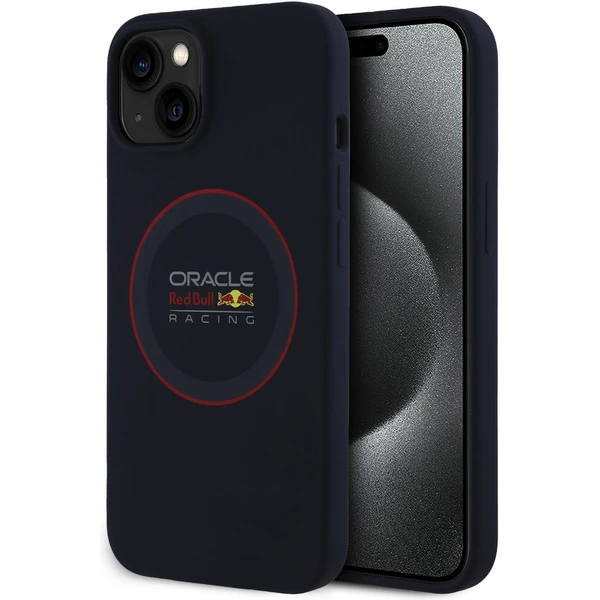 Oracle Red Bull Racing Silicone Red Ring MagSafe kryt iPhone 13 modrý - Puzdra - Hlavný obrázok