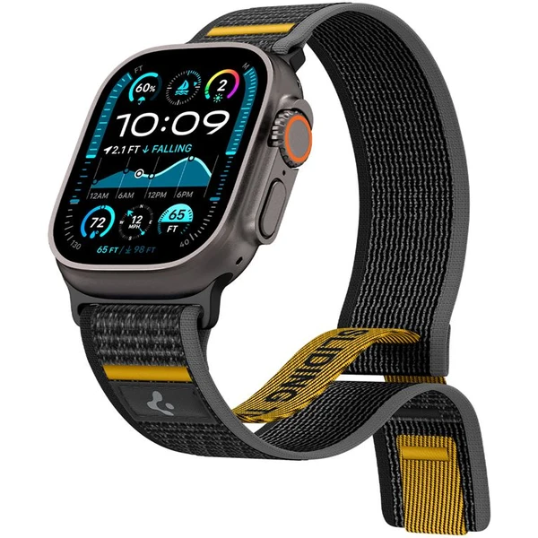 Spigen Athlex Air Active remienok Apple Watch 49/46/45/44mm čierny - Remienky - Hlavný obrázok