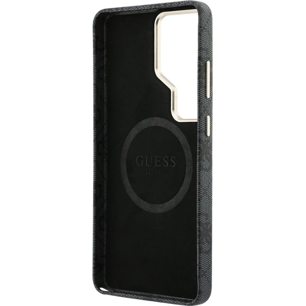 Guess PU 4G Skript Kovové Logo Magnetický kryt Samsung Galaxy S26 Ultra čierny - Puzdra - Obrázok ba7f311f1a0b40f09b7ac84cf4efe12c