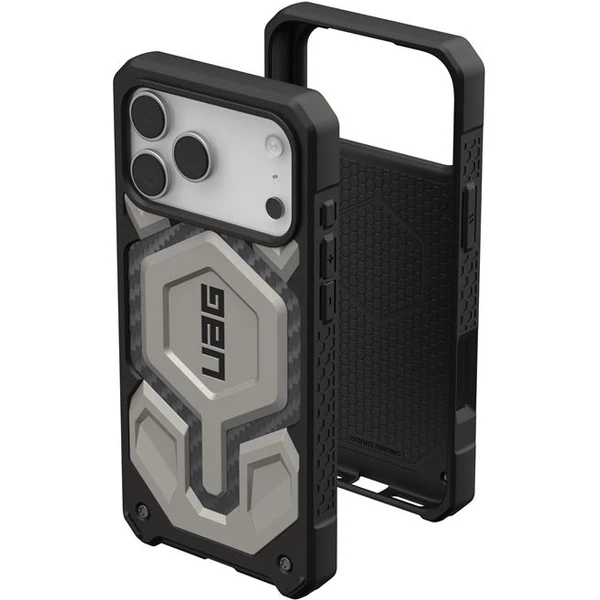 UAG Monarch Pro MagSafe Titanium kryt iPhone 17 Pro Max strieborný - Puzdra - Obrázok ba81f75d95904e64a2f6eaacc0a21191