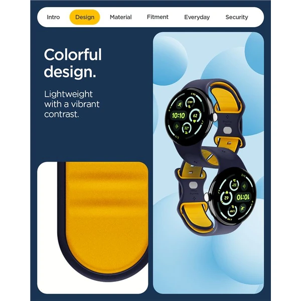 Spigen Nano Pop Band remienok Google Pixel Watch 4/3/2/1 (41mm) námornícka modrá - Remienky - Obrázok ba9cc5ffc82b48c885ef244ba1e6efdb
