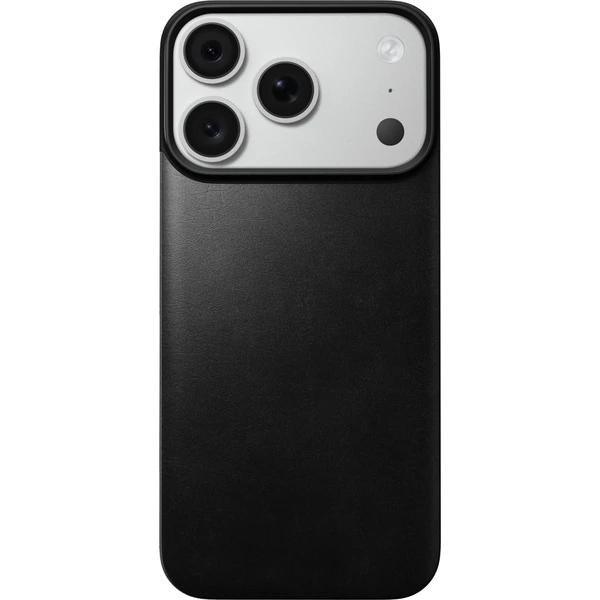 Nomad Magnetic Leather Back (Horween) MagSafe kožený kryt iPhone 17 Pro/18 Pro Black - Puzdra - Obrázok ba9ea6f7134e440387b0fce2b048e9e5