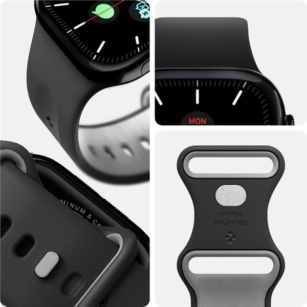 Spigen Nano Pop Band remienok Apple Watch 49/46/45/44mm čierny/sivý - Remienky - Obrázok baa4abe03f6f40d5bad0540e11343bda