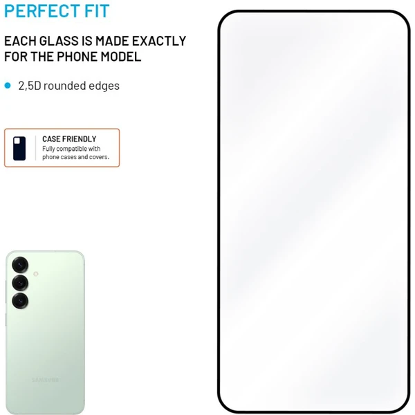 FIXED 2,5D Full-Cover tvrdené sklo Samsung Galaxy S24+/S25+ čierne - Ochranné fólie a sklo - Obrázok bab43f97cdc54dcc9b2248e69f43b667