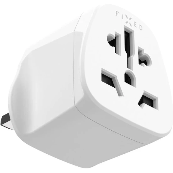 FIXED UK adaptér pre zapojenie UK, US, AUS nabíjačiek do UK zásuviek biely - Nabíjačky - Obrázok bab82a72b769484ab339a4444ef817c2
