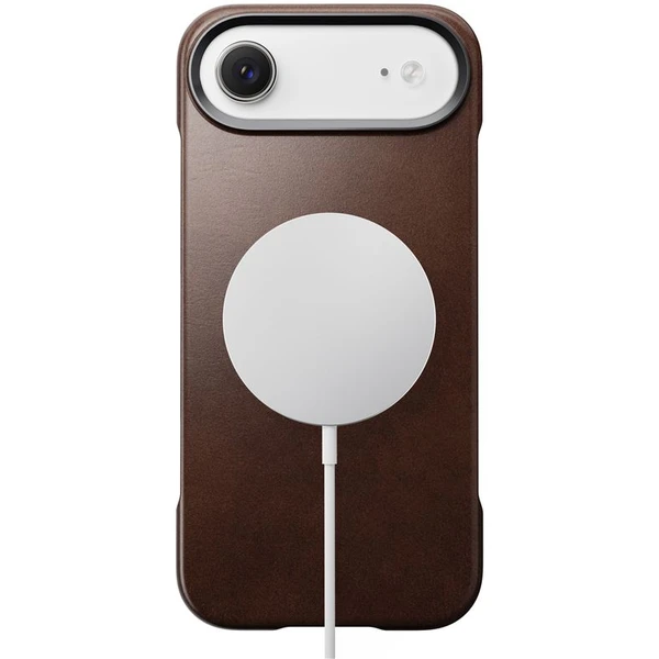 Nomad Traditional Leather Case (Horween) MagSafe kožený kryt iPhone Air Rustic Brown - Puzdra - Obrázok bad1bf12d947412bb90fcaf9dcadea9b