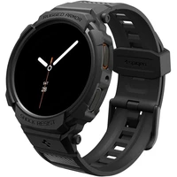 Spigen Rugged Armor Pre kryt s remienkom Galaxy Watch8 (44mm) matne čierny - Puzdra